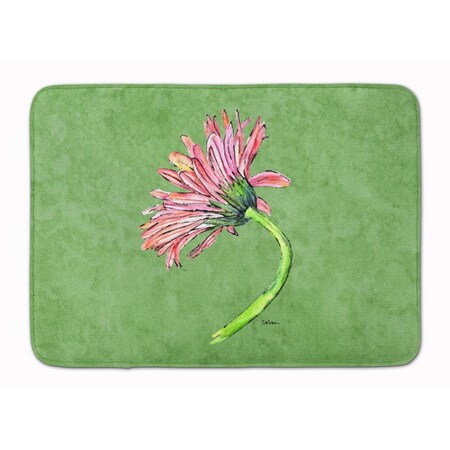 Jensendistributionservices Gerber Daisy Pink Machine Washable Memory Foam Mat MI2550501